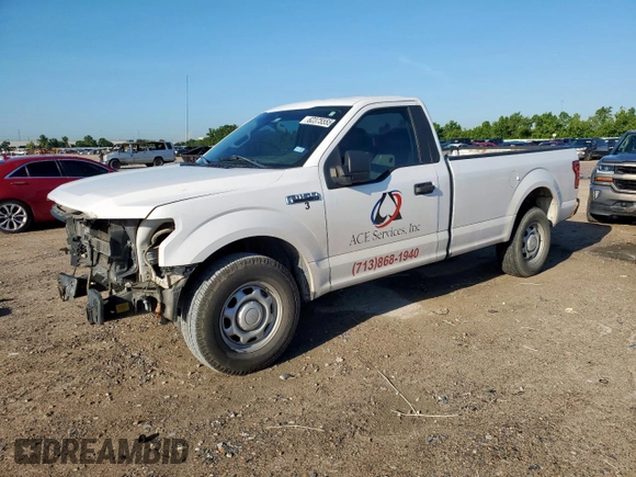 2019 Ford F-150 XL with VIN 1FTMF1CB4KKF01094, listed as a Copart auction lot 62375555 with 73,272 mi miles and Salvage title. Bid and sale history available at DreamBid. Image 1.