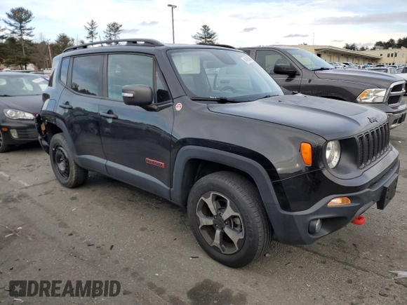 2019 Jeep Renegade Trailhawk z VIN ZACNJBC19KPK06415, wystawiony jako Copart lot #41493805 z przebiegiem 64 239 mil mil oraz Szkoda całkowita • Salvage title. Historia ofert i sprzedaży dostępna na DreamBid. Obrazek 4.