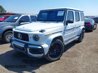 2021 Mercedes-Benz G AMG G 63 with VIN W1NYC7HJ8MX399892, listed as a IAAI auction lot 41848449 with 23,800 mi miles. Bid and sale history available at carsss.com. Image 17.