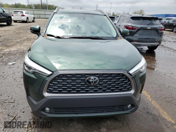 2022 Toyota Corolla Cross XLE with VIN 7MUDAABG6NV006829, listed as a Copart auction lot 55626965 with 23,187 mi miles and Salvage title. Bid and sale history available at DreamBid. Image 5.