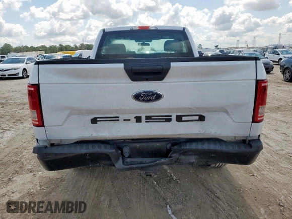 2016 Ford F-150 XL with VIN 1FTMF1C89GKF46916, listed as a Copart auction lot 58996645 with 110,102 mi miles and Salvage title. Bid and sale history available at DreamBid. Image 6.