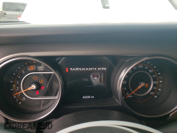 2021 Jeep Wrangler Unlimited Sport S с VIN 1C4HJXDN8MW678979, выставлен на аукционе Copart как лот 57180015 с пробегом 43 335 миль миль и Списание • Salvage title. История ставок и продаж доступна на DreamBid. Изображение 9.