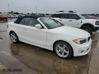 2013 BMW 1 Series 128i with VIN WBAUL7C5XDVU10125, listed as a Copart auction lot 74436284 with 14,471 mi miles and Non Repairable. Bid and sale history available at carsss.com. Image 4.