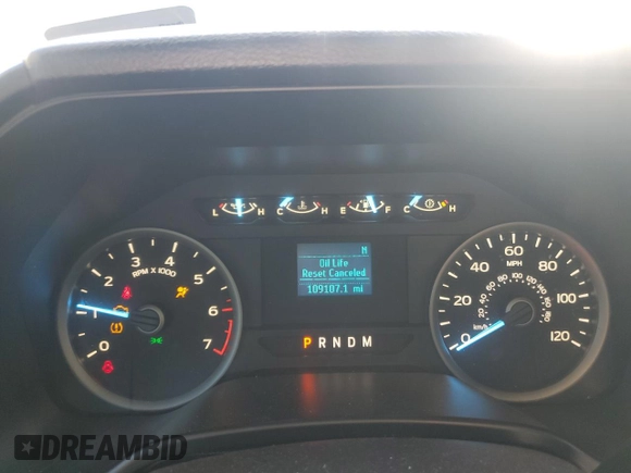 2018 Ford F-150 XL with VIN 1FTEW1CG6JKE47523, listed as a Copart auction lot 47450605 with 109,107 mi miles and Salvage Title. Bid and sale history available at carsss.com. Image 9.