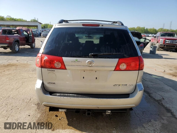 2009 Toyota Sienna CE with VIN 5TDZK23C89S250759, listed as a Copart auction lot 52360615 with 231,655 mi miles and Salvage Title. Bid and sale history available at DreamBid. Image 6.