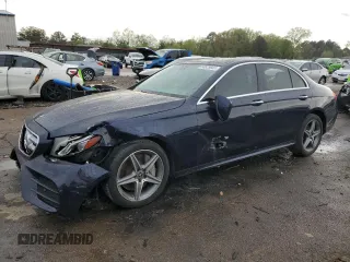 2018 Mercedes-Benz E with VIN WDDZF4KB5JA387867, listed as a Copart auction lot 50929855 with 101,128 mi miles and Salvage Title. Bid and sale history available at carsss.com. Image 1.