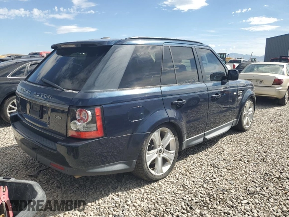 2013 Land Rover Range Rover Sport HSE with VIN SALSF2D47DA760614, listed as a Copart auction lot 68551564 with 82,518 mi miles and Salvage title. Bid and sale history available at DreamBid. Image 3.
