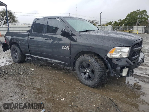 2017 Ram 1500 Express with VIN 1C6RR6FGXHS860404, listed as a Copart auction lot 48977275 with 86,030 mi miles and Salvage title. Bid and sale history available at DreamBid. Image 4.