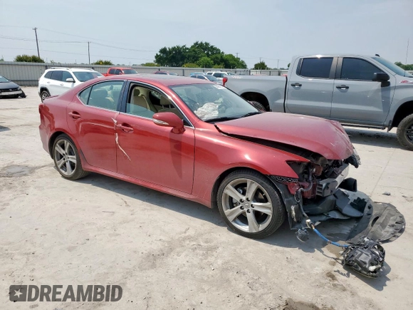 2012 Lexus IS 250 with VIN JTHBF5C2XC5179039, listed as a Copart auction lot 56964635 with 174,438 mi miles and Salvage title. Bid and sale history available at DreamBid. Image 4.