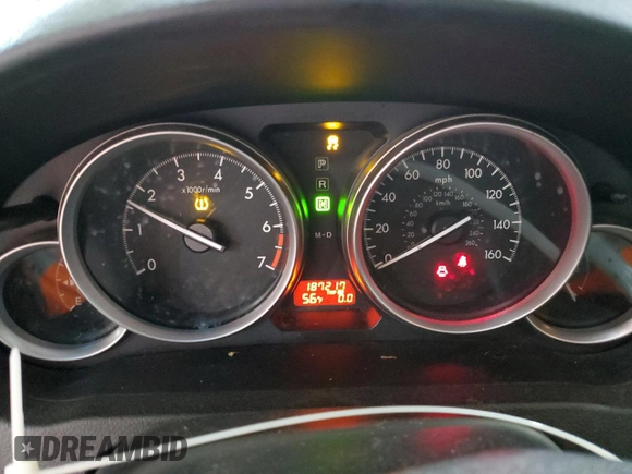 2010 Mazda 6 i Sport with VIN 1YVHZ8BH8A5M42047, listed as a Copart auction lot 51995225 with 187,217 mi miles and Salvage Title. Bid and sale history available at carsss.com. Image 9.