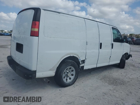 2012 Chevrolet Express Cargo z VIN 1GCSGAFXXC1158990, wystawiony jako Copart lot #58536585 z przebiegiem Nie podano mil oraz Czysty tytuł • Clean title. Historia ofert i sprzedaży dostępna na DreamBid. Obrazek 3.