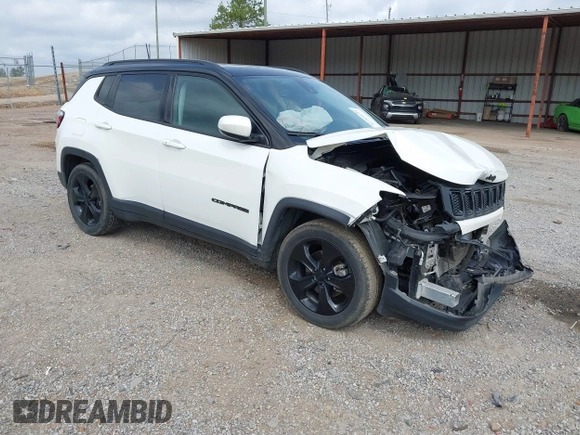 2021 Jeep Compass Latitude z VIN 3C4NJCBB6MT587350, wystawiony jako IAAI lot #41769694 z przebiegiem 73 739 mil mil oraz . Historia ofert i sprzedaży dostępna na DreamBid. Obrazek 1.