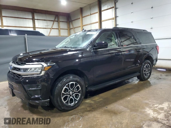 2024 Ford Expedition Max XLT with VIN 1FMJK1J81REA23307, listed as a Copart auction lot 48854355 with 38,363 mi miles and Clean Title. Bid and sale history available at DreamBid. Image 1.