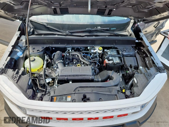 2025 Ford Bronco Sport Heritage with VIN 3FMCR9GNXSRE25085, listed as a Copart auction lot 63847615 with 220 mi miles and Salvage title. Bid and sale history available at DreamBid. Image 12.