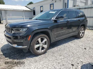 2021 Jeep Grand Cherokee Limited with VIN 1C4RJKBG1M8206185, listed as a Copart auction lot 59239705 with 65,536 mi miles and Salvage title. Bid and sale history available at DreamBid. Image 1.