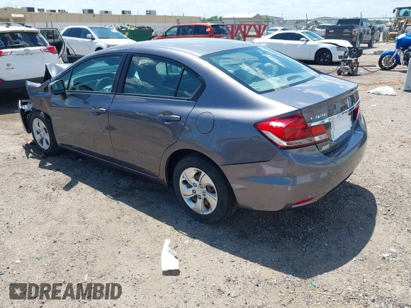 2015 Honda Civic LX with VIN 19XFB2F5XFE097890, listed as a IAAI auction lot 42208857 with 93,964 mi miles and . Bid and sale history available at DreamBid. Image 3.