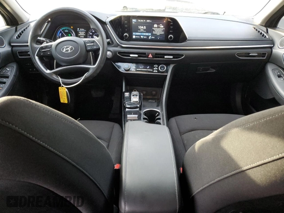 2020 Hyundai Sonata Hybrid Blue with VIN KMHL24JJXLA013810, listed as a Copart auction lot 85705614 with 211,019 mi miles and Clean Title. Bid and sale history available at carsss.com. Image 8.