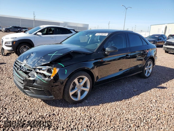 2016 Audi A3 1.8T Premium with VIN WAUA7GFF2G1068693, listed as a Copart auction lot 37578414 with 82,600 mi miles. Bid and sale history available at carsss.com. Image 1.