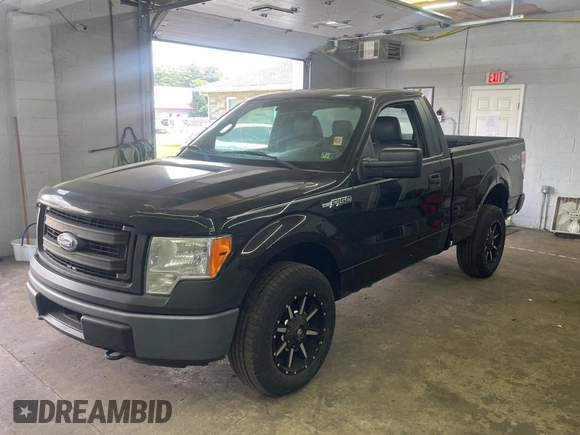 2014 Ford F-150 XL z VIN 1FTMF1EM5EFA86587, wystawiony jako Copart lot #64393115 z przebiegiem 165 549 mil mil oraz Czysty tytuł • Clean title. Historia ofert i sprzedaży dostępna na DreamBid. Obrazek 2.
