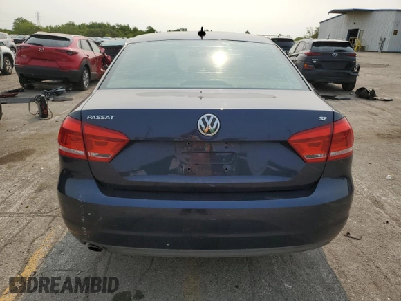 2012 Volkswagen Passat SE z VIN 1VWBH7A35CC048712, wystawiony jako Copart lot #58867305 z przebiegiem 162 954 mil mil oraz Czysty tytuł • Clean title. Historia ofert i sprzedaży dostępna na DreamBid. Obrazek 6.