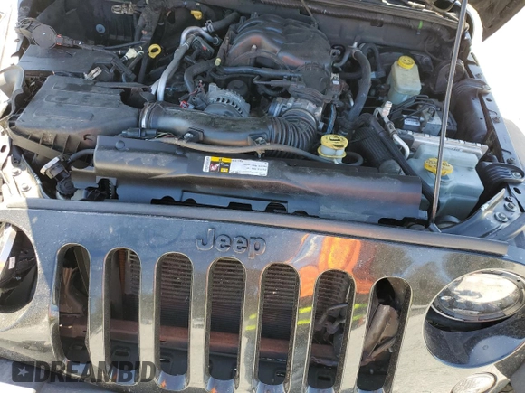 2014 Jeep Wrangler Unlimited Sport with VIN 1C4BJWDG7EL257811, listed as a Copart auction lot 50112335 with 218,530 mi miles and Salvage Title. Bid and sale history available at carsss.com. Image 12.