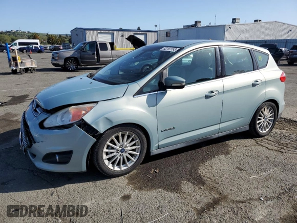 2013 Ford C-Max SEL with VIN 1FADP5BU6DL554714, listed as a Copart auction lot 52262895 with 185,375 mi miles and Salvage Title. Bid and sale history available at carsss.com. Image 1.