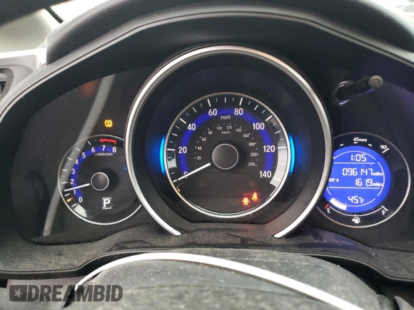 2015 Honda Fit LX with VIN 3HGGK5H57FM777210, listed as a Copart auction lot 43087335 with 96,147 mi miles and Salvage title. Bid and sale history available at DreamBid. Image 9.