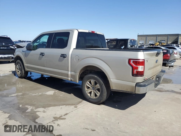 2018 Ford F-150 XL with VIN 1FTEW1CB3JKE57656, listed as a Copart auction lot 47735355 with 152,501 mi miles and Salvage title. Bid and sale history available at DreamBid. Image 2.