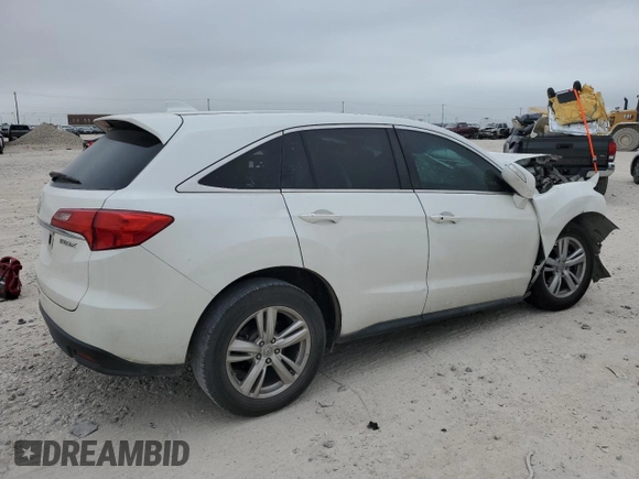 2015 Acura RDX Tech Pkg with VIN 5J8TB3H55FL004143, listed as a Copart auction lot 54083364 with Not Provided miles and Salvage Title. Bid and sale history available at carsss.com. Image 3.
