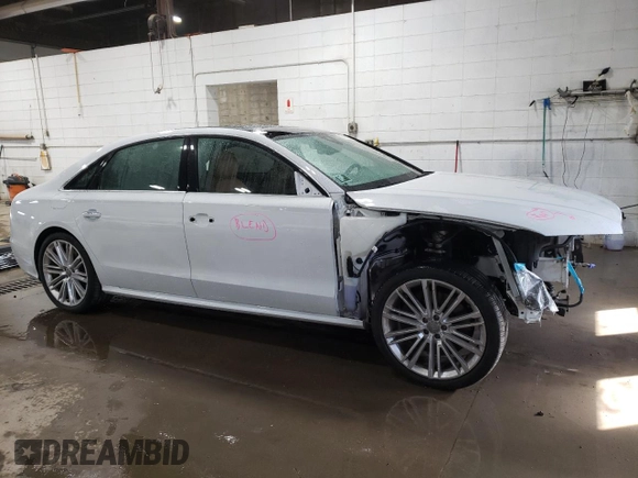2017 Audi A8 z VIN WAU44AFD5HN007429, wystawiony jako Copart lot #45166564 z przebiegiem 59 423 mil mil oraz Nie do naprawy • Non repairable. Historia ofert i sprzedaży dostępna na DreamBid. Obrazek 4.