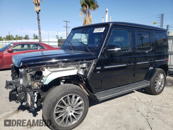 2023 Mercedes-Benz G 550 with VIN W1NYC6BJ3PX461528, listed as a Copart auction lot 87510075 with 19,992 mi miles and Salvage Title. Bid and sale history available at DreamBid. Image 1.