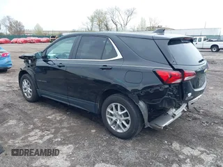 2023 Chevrolet Equinox LT with VIN 3GNAXKEGXPL270973, listed as a IAAI auction lot 41959960 with 14,317 mi miles and . Bid and sale history available at carsss.com. Image 3.
