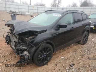 2017 Ford Escape SE with VIN 1FMCU0G96HUD36080, listed as a Copart auction lot 43079375 with 92,172 mi miles and Salvage Title. Bid and sale history available at carsss.com. Image 1.
