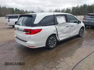 2022 Honda Odyssey EX-L with VIN 5FNRL6H76NB002248, listed as a IAAI auction lot 41818243 with 32,952 mi miles and . Bid and sale history available at DreamBid. Image 4.