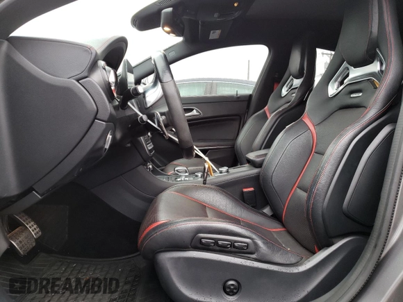 2018 Mercedes-Benz CLA with VIN WDDSJ5CB7JN609659, listed as a Copart auction lot 83111304 with 43,567 mi miles and Salvage Title. Bid and sale history available at carsss.com. Image 7.