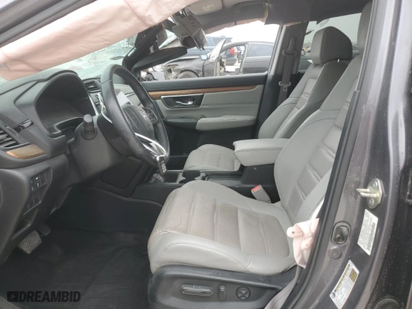 2018 Honda CR-V EX-L with VIN 7FARW1H82JE037709, listed as a Copart auction lot 49239015 with 52,353 mi miles and Salvage Title. Bid and sale history available at carsss.com. Image 7.