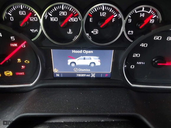 2021 Chevrolet Tahoe LS with VIN 1GNSKMKD3MR174048, listed as a IAAI auction lot 41611930 with 78,089 mi miles. Bid and sale history available at carsss.com. Image 15.