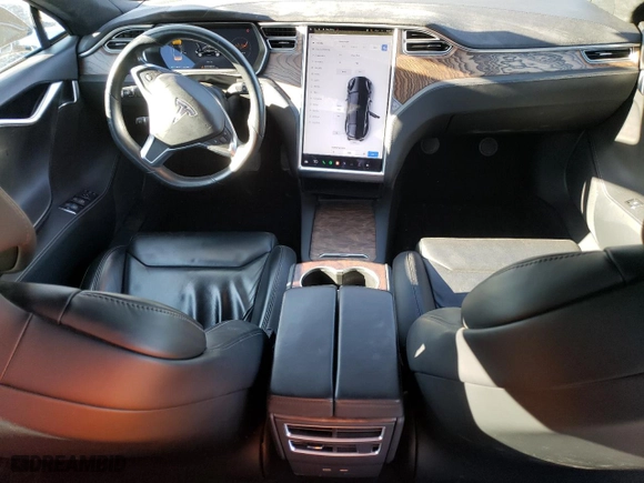 2017 Tesla Model S 100D with VIN 5YJSA1E2XHF204713, listed as a Copart auction lot 88489925 with 78,715 mi miles and Salvage Title. Bid and sale history available at carsss.com. Image 8.