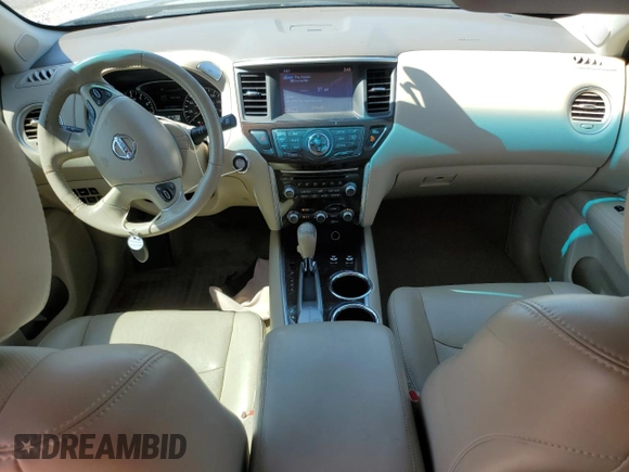 2015 Nissan Pathfinder Platinum z VIN 5N1AR2MN2FC601666, wystawiony jako Copart lot #56070145 z przebiegiem 187 875 mil mil oraz Szkoda całkowita • Salvage title. Historia ofert i sprzedaży dostępna na DreamBid. Obrazek 8.