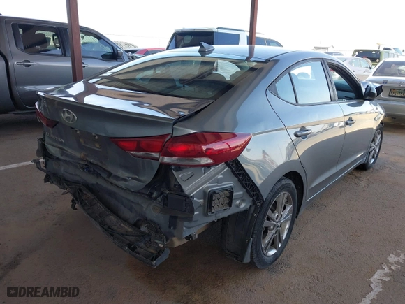 2018 Hyundai Elantra Value Edition with VIN KMHD84LF6JU632086, listed as a IAAI auction lot 41681095 with 67,734 mi miles. Bid and sale history available at carsss.com. Image 4.