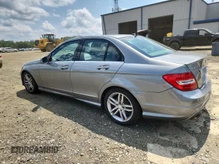 2012 Mercedes-Benz C 250 Sport with VIN WDDGF4HB4CA725244, listed as a Copart auction lot 65667205 with 96,335 mi miles and Salvage title. Bid and sale history available at DreamBid. Image 2.