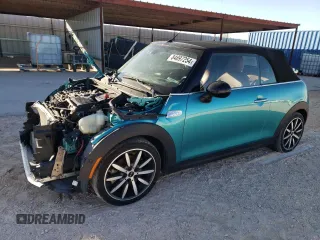 2018 MINI Convertible Cooper S with VIN WMWWG9C59J3C82656, listed as a Copart auction lot 84697254 with 38,453 mi miles and Salvage Title. Bid and sale history available at carsss.com. Image 1.
