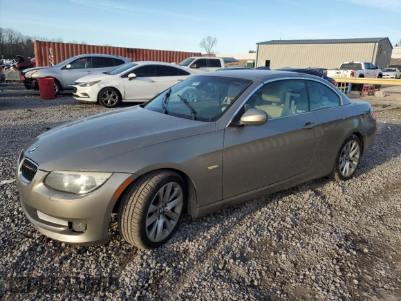 2011 BMW 3 Series 328i with VIN WBADW3C50BE541836, listed as a Copart auction lot 88478575 with 127,472 mi miles and Salvage Title. Bid and sale history available at carsss.com. Image 1.