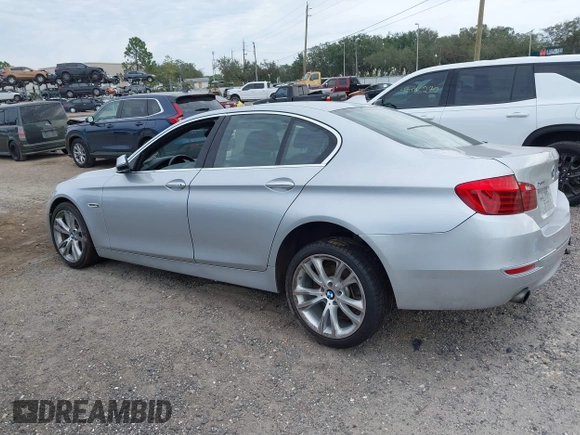 2015 BMW 5 Series 535i xDrive with VIN WBA5B3C54FD544802, listed as a IAAI auction lot 41283822 with 93,828 mi miles. Bid and sale history available at carsss.com. Image 14.