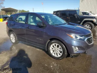 2019 Chevrolet Equinox LS with VIN 3GNAXHEVXKS514900, listed as a Copart auction lot 85048014 with 89,837 mi miles and Salvage Title. Bid and sale history available at carsss.com. Image 4.