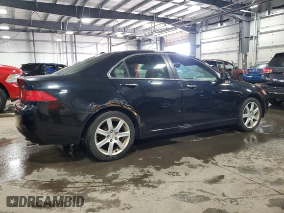 2005 Acura TSX with VIN JH4CL968X5C008665, listed as a Copart auction lot 58088355 with 202,299 mi miles and Salvage title. Bid and sale history available at DreamBid. Image 3.