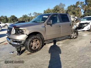 2005 Ford F-150 XLT with VIN 1FTRW12W45FB75658, listed as a Copart auction lot 84156074 with 144,902 mi miles and Non Repairable. Bid and sale history available at carsss.com. Image 1.