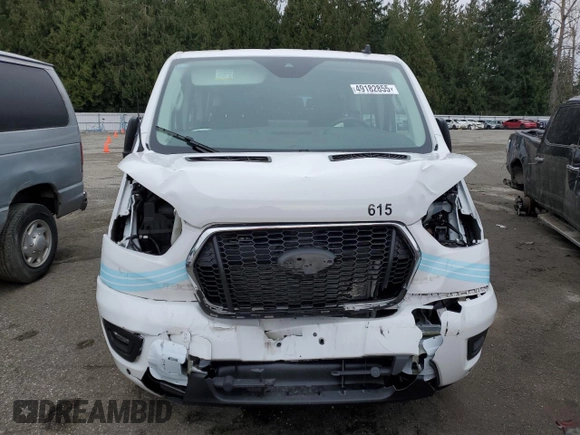 2024 Ford Transit Passenger XL with VIN 1FBAX9Y82RKB14246, listed as a Copart auction lot 49182855 with 2,167 mi miles and Salvage Title. Bid and sale history available at DreamBid. Image 5.