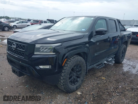 2023 Nissan Frontier SV with VIN 1N6ED1EJ2PN626418, listed as a IAAI auction lot 41883955 with 30,918 mi miles and . Bid and sale history available at DreamBid. Image 2.