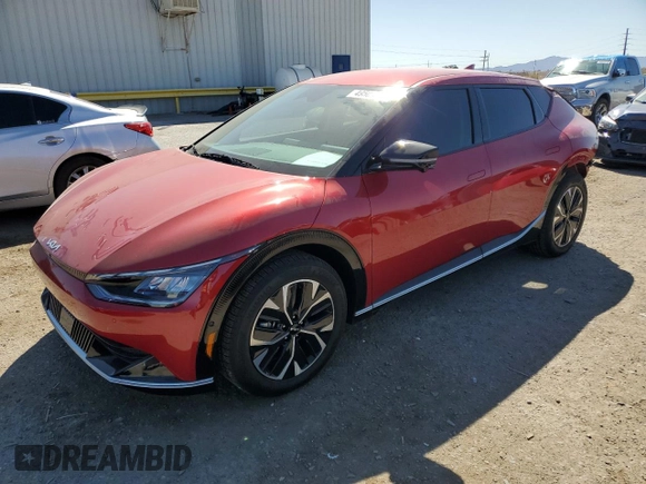 2024 Kia EV6 Wind with VIN KNDC34LA5R5622707, listed as a Copart auction lot 49500815 with 1,111 mi miles and Salvage Title. Bid and sale history available at carsss.com. Image 1.